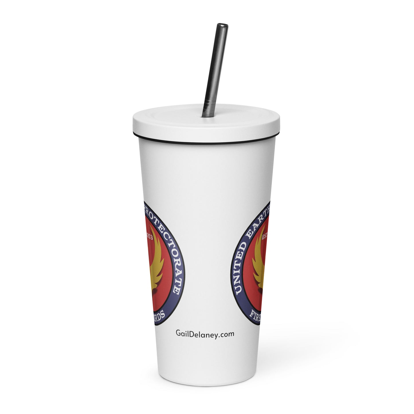 Firebird Emblem Insulated Tumbler with Straw