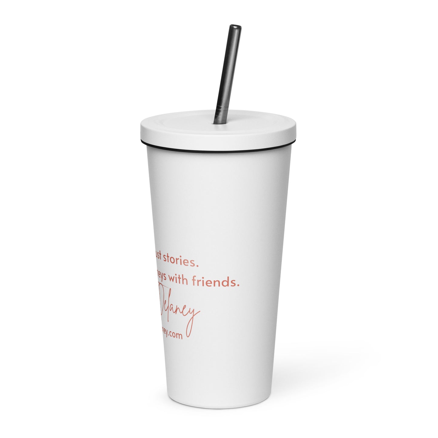 Gail R Delaney Journeys with Friends Insulated Tumbler with Straw