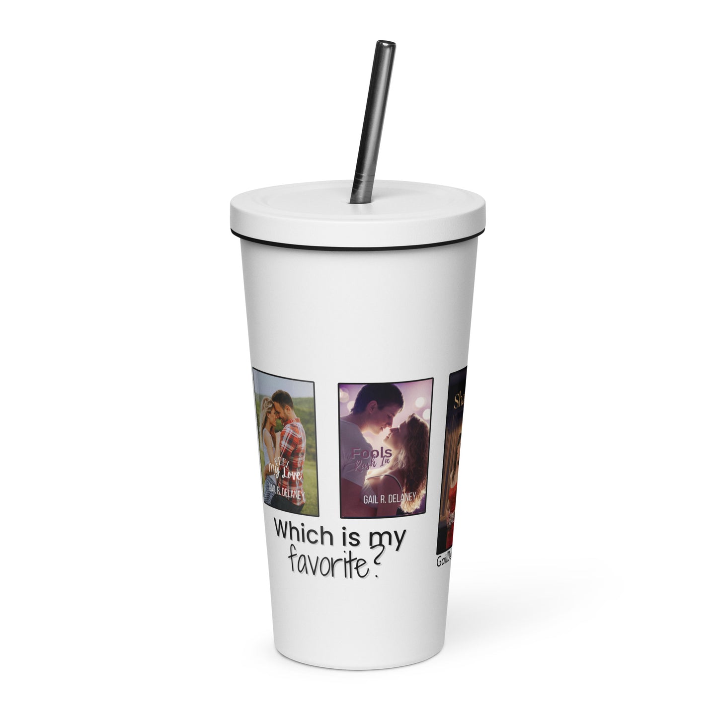 "Don't Make Me Choose!" Insulated Tumbler with Straw