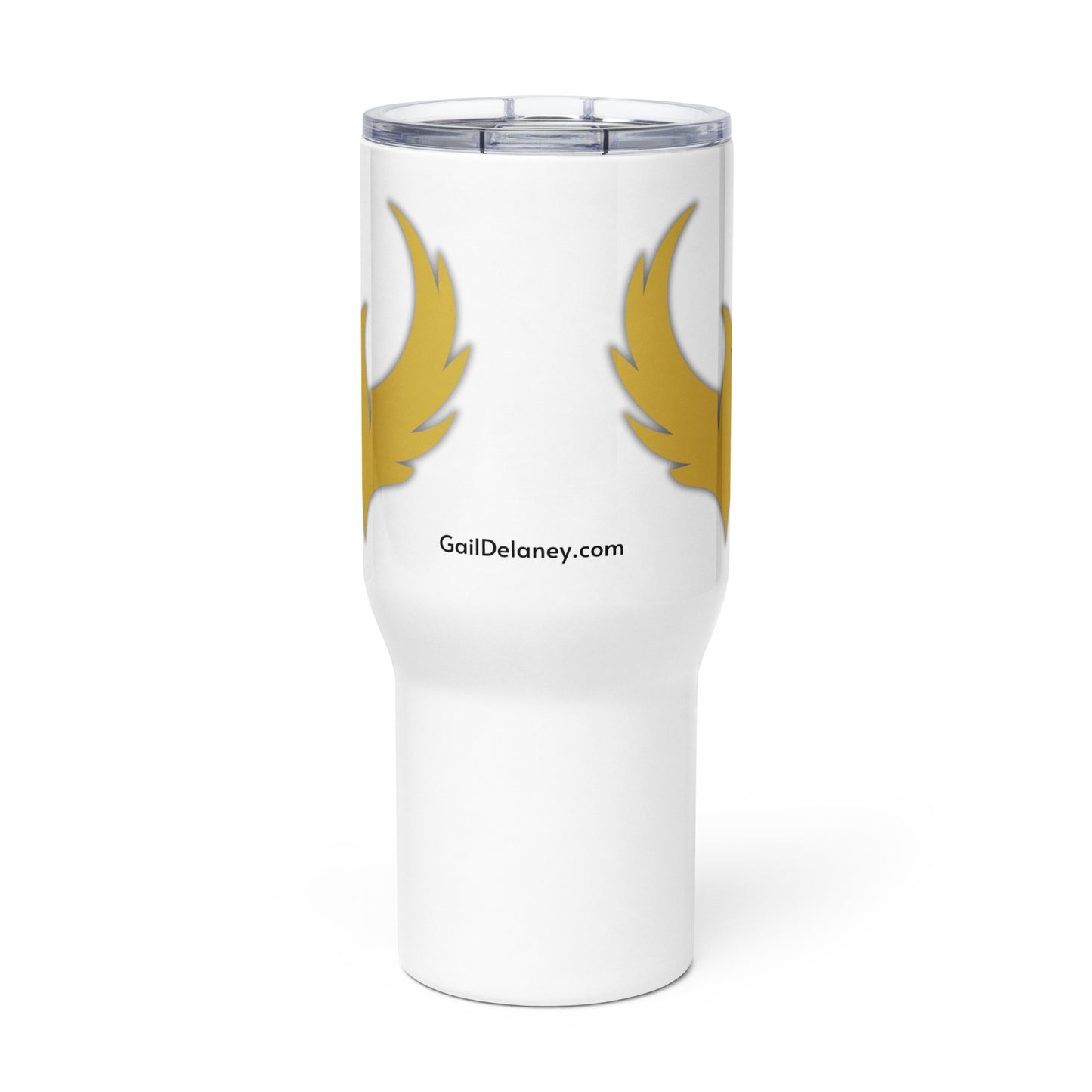 Phoenix Emblem Travel mug with a handle