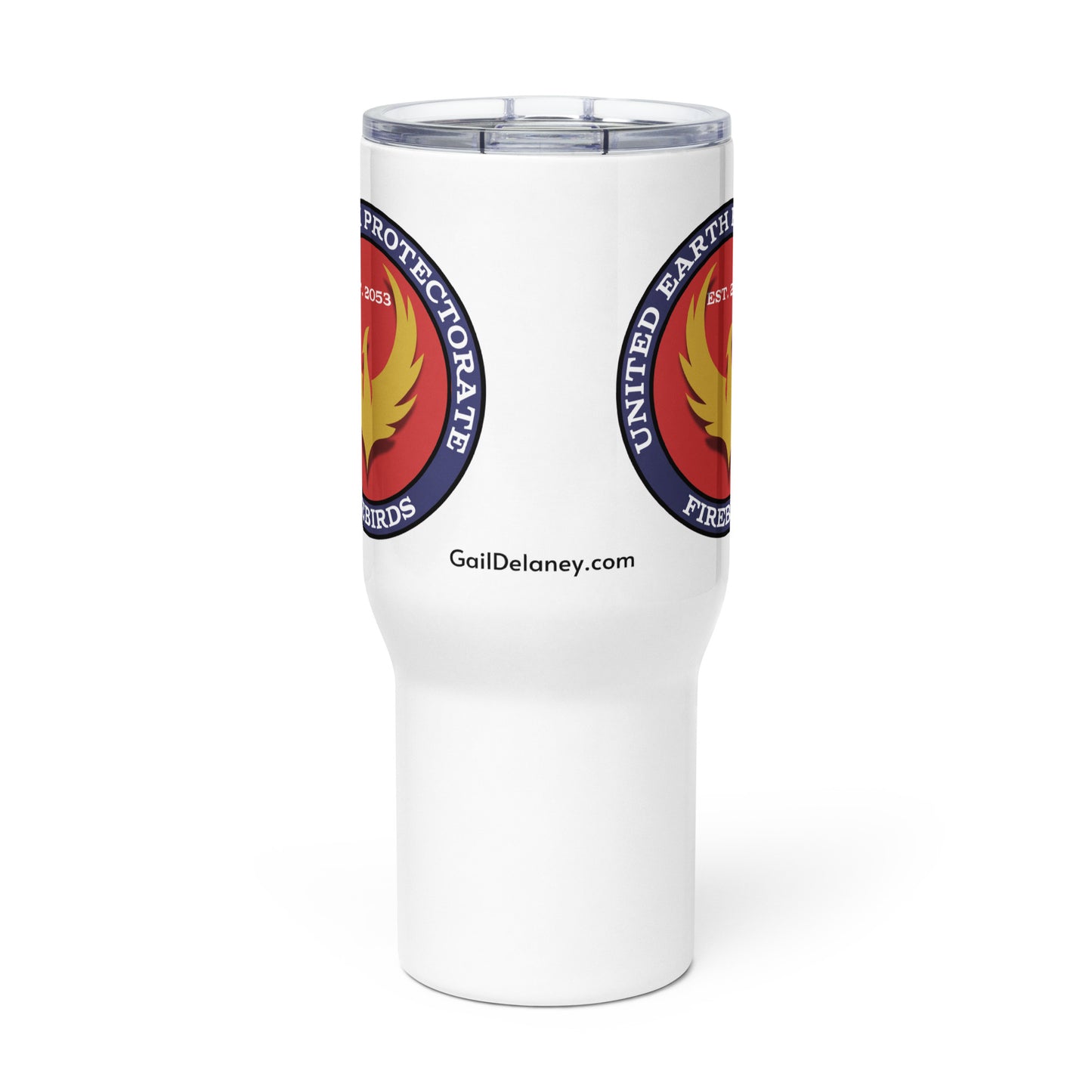 Firebird Emblem Travel Mug with Handle