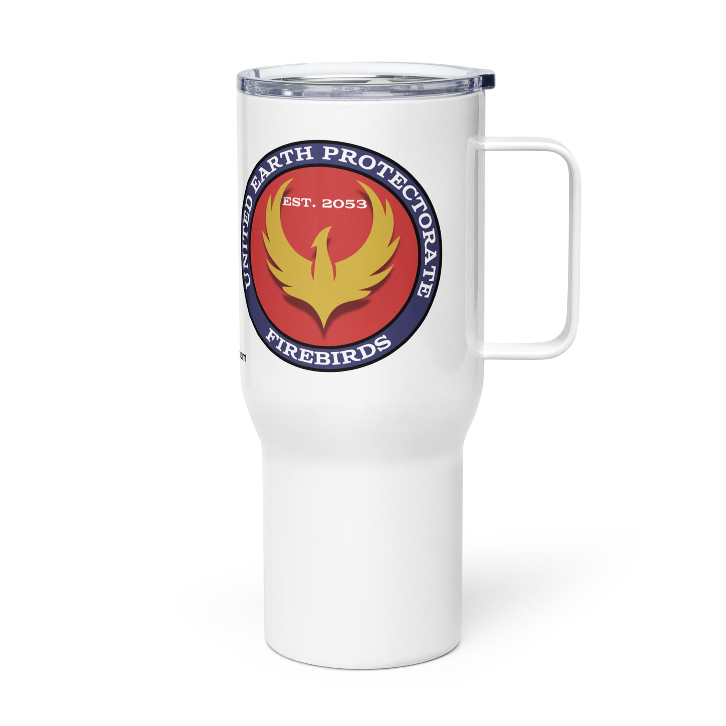 Firebird Emblem Travel Mug with Handle