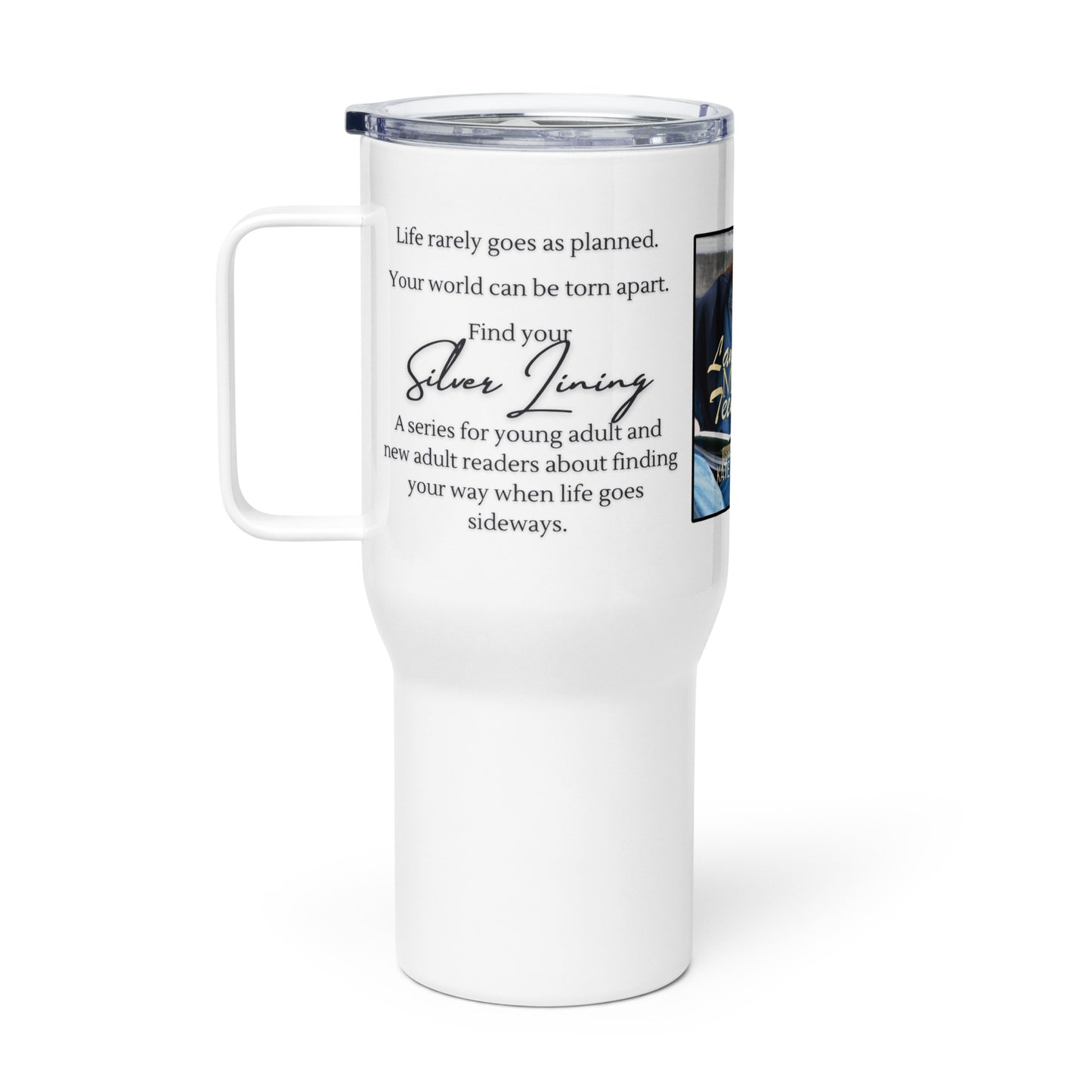 Silver Lining Series Travel Mug with Handle